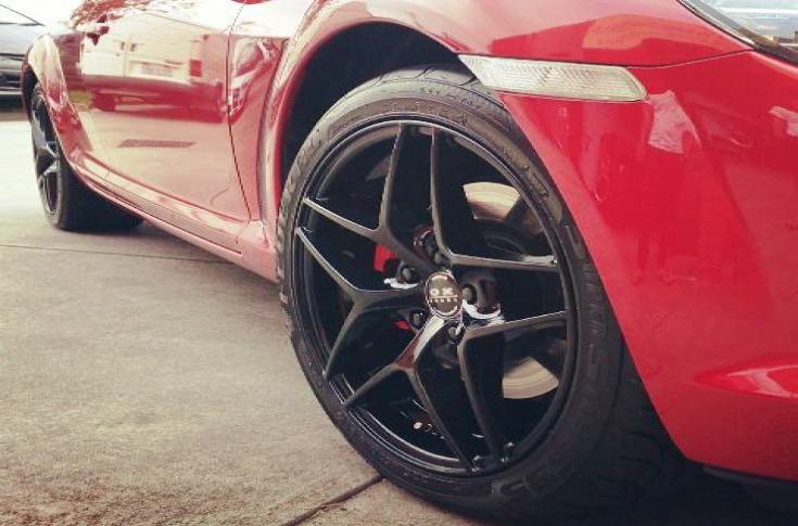 MAZDA RX8 OXANI FLAT BLACK